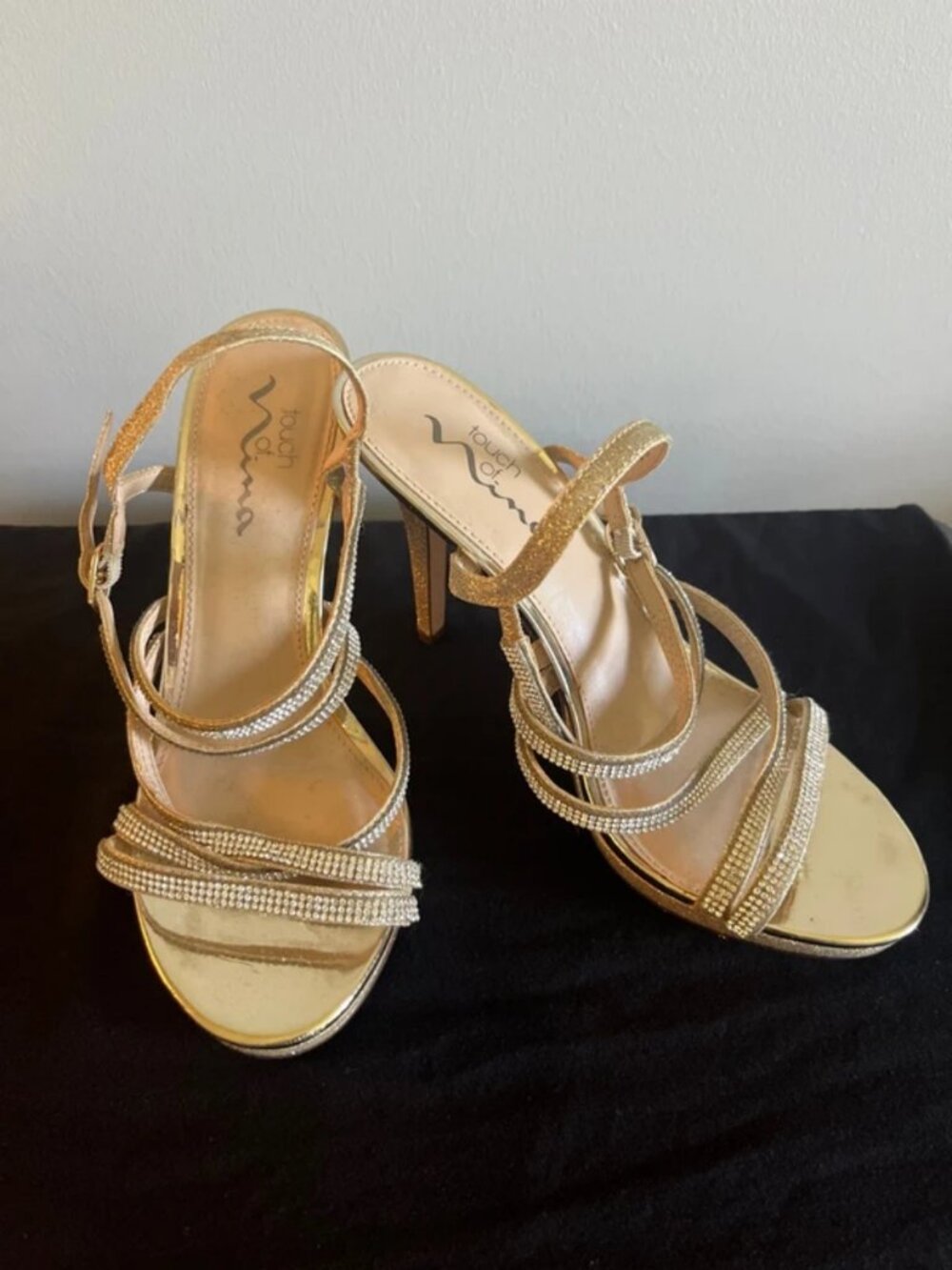 Touch of Nina party sparkling stilettos - size 8